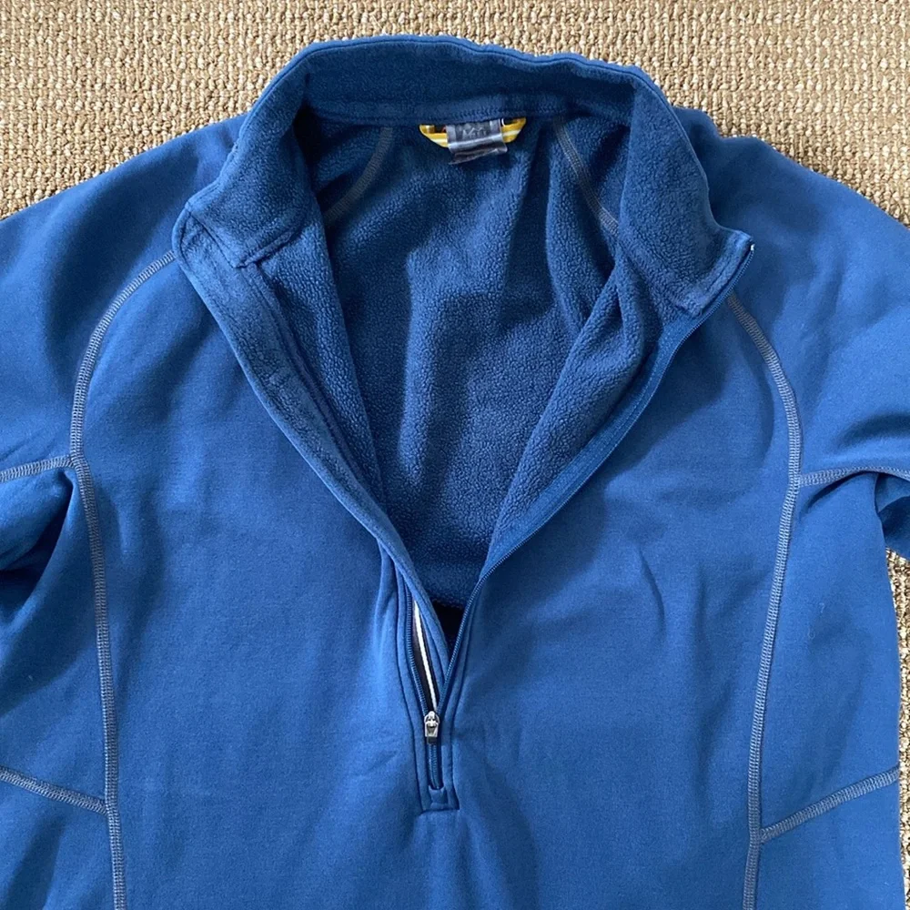 REI / Half-Zip Pullover / Blue / Large - Picture 4 of 8